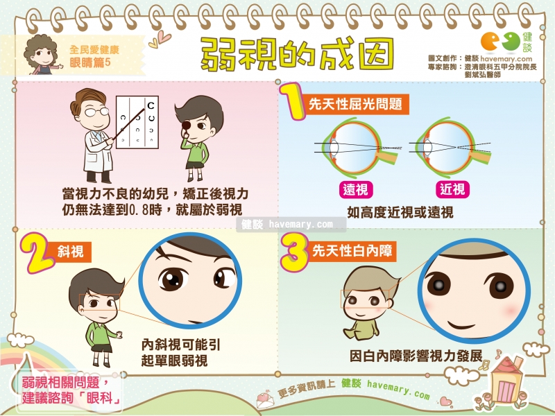 弱視的成因 全民愛健康眼睛篇5 健談havemary Com 圖解健康生活大小事