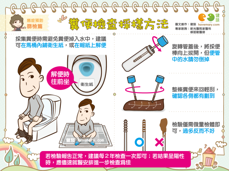 糞便檢查採樣方法 健談havemary Com 圖解健康生活大小事